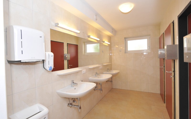 Waschraum am Campingplatz