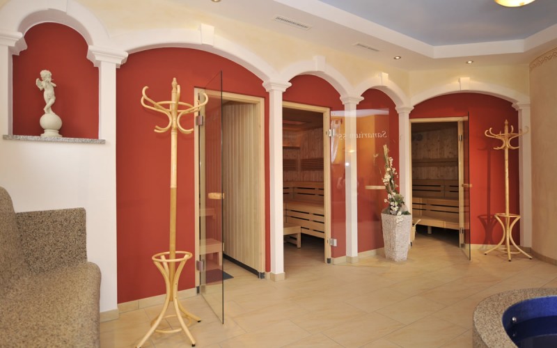 Saunen im Wellnessbereich Landhaus Kastenhof