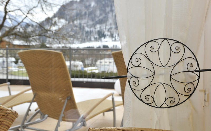 Aussicht Wellnessbereich Landhaus Kastenhof in St. Johann im Pongau