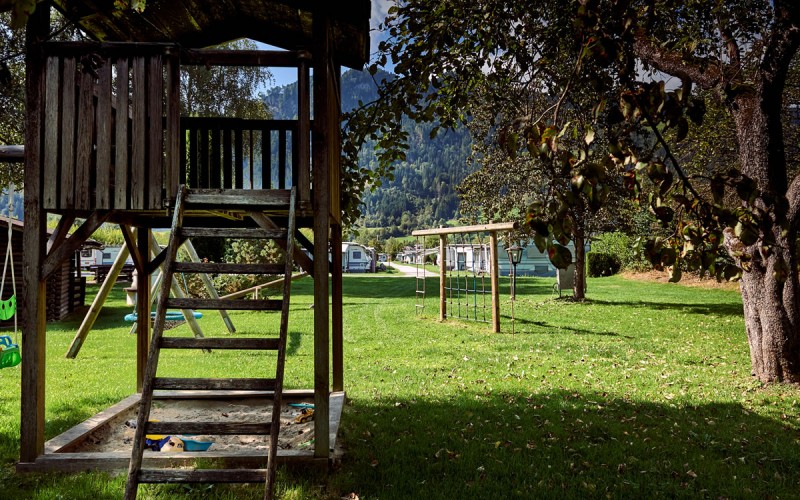 Kinderspielplatz in der Ferienanlage in St. Johann im Pongau