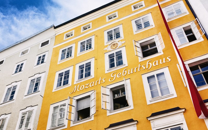 Mozarts Geburtshaus in der Getreidegasse