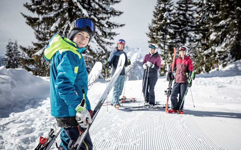 Perfekt für den Familienskiurlaub © Mirja Geh Photography
